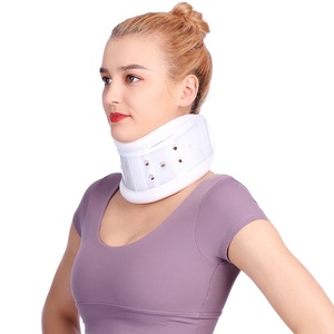 Colletto <span class=keywords><strong>rigido</strong></span> in plastica PVC testa tutore cervicale immobilizzatore con supporto per il mento collari rigidi universali per tipi ortopedici - Product Image 2