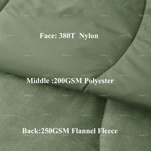 بطانية قابلة للارتداء مقاومة للماء 380T مع غطاء للرأس للنزهات والتخييم والرحلات الرياضية والرحلات البرية - Product Image 5