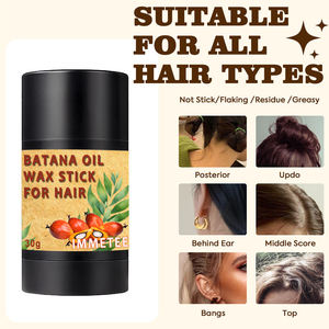 IMMETEE En gros Stick de finition capillaire à l'huile de Batana, Cire coiffante anti-frisottis pour cheveux rebelles, Pommade coiffante, Marque privée - Product Image 4