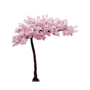 Arcos arqueados artificiales de cerezo, árbol de flores de cerezo rosa, para boda, precio al por mayor