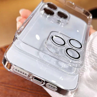 Funda Protectora Transparente Rígida de PC para Teléfono Móvil, Cobertura Total, Venta al Por Mayor de Fábrica, para iPhone 18 17 Pro Max 16 15 Plus