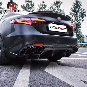 Diffusore Posteriore in Fibra di Carbonio per <span class=keywords><strong>Alfa</strong></span> <span class=keywords><strong>Romeo</strong></span> Giulia <span class=keywords><strong>Berlina</strong></span> 4 Porte, Spoiler per Paraurti Posteriore, Kit Carrozzeria - Product Image 5