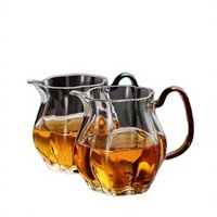 Nouvelle Tasse à café en verre borosilicate transparent haut de gamme 250 ml, style américain, écologique, compatible micro-ondes et lave-vaisselle