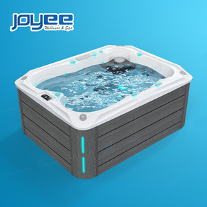 JOYEE Foshan <span class=keywords><strong>Spa</strong></span> OEM Factory Couple Family Hot Tub Outdoor Garden Tubes Whirlpool Manufacturer OEM China Freestanding - Product Image 1