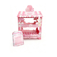 Vente flash Lanweier Support à gâteau en papier jetable écologique moderne pour les réunions et les fêtes de Noël
