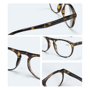 Gafas de lectura ópticas para lectores baratos, venta al por mayor, marco de plástico, redondas, optimum - Product Image 5