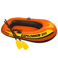 Hot-bán Intex 58331 Inflatable Bè Thuyền Đặt Inflatable Thuyền Đánh Cá Với Động Cơ Phía Ngoài Thuyền Inflatable Trung Quốc