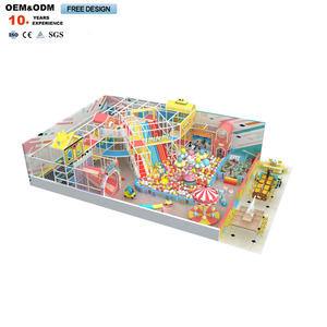 <b>Candy</b> Theme Children's Amusement Equipment Soft Indoor Play Equipment Kids Large Indoor Playground Amusement Park with Slide - Product Image 1