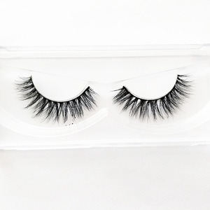 <span class=keywords><strong>Faux</strong></span> <span class=keywords><strong>cils</strong></span> faits main 3D, lot de 2 paires, en fourrure de vison douce et confortable, effet naturel et ébouriffé, fournis par le fabricant - Product Image 2