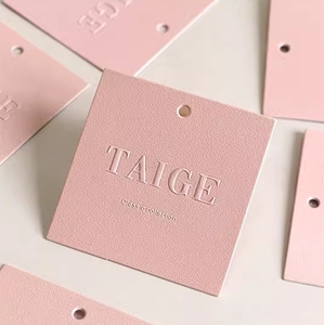 Fashion Eco-friendly Custom Logo Emboss Hang <strong>Tag</strong> Luxury Recycled <strong>Paper</strong> <strong>Garment</strong> Accessories Label Clothing <strong>String</strong> Hang <strong>Tags</strong> - Product Image 3
