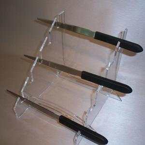 ナイフ用5層バヨネット短剣コレクタークリアアクリルカウンターディスプレイスタンド - Product Image 5