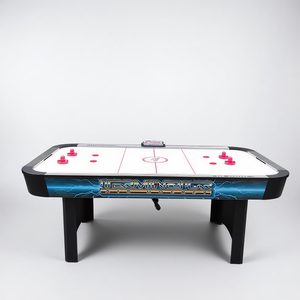 Tavolo da Air Hockey Elettrico Blu di Alta Qualità da 7 Piedi per Sala Giochi Domestica, Attrezzatura Sportiva da Interno con Segnapunti Elettronico - Product Image 2