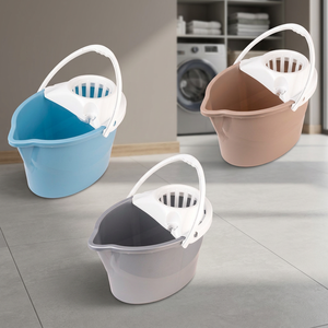 Secchio Ovale con Strizzatore 17L Colori Assortiti in Plastica Modello 4002565 (3033) - Product Image 3