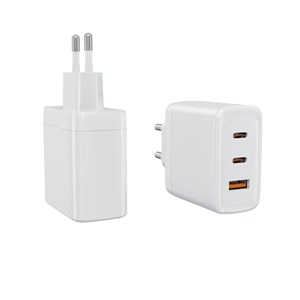 Cargador Rápido GaN de 65W, Cargador de Pared USB C de 3 Puertos, Enchufe EU US UK, Adaptador de Corriente PD de 65W para MacBook Pro, Laptop, <span class=keywords><strong>iPhone</strong></span> 16, 15 - Product Image 5