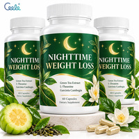 Capsules brûle-graisses nocturnes à marque privée, complément thermogénique favorisant le sommeil et la gestion du poids pour adultes