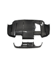 Lame de pare-choc arrière pour voiture avec éclairage, protection du véhicule, BMW F80 M3 F82 M4, 2014 — 2019, V style 3D