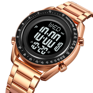 Reloj Skmei 2145, Nuevo, Resistente al Agua, de Lujo, en Acero Inoxidable Dorado, con Alarma, Deportivo, Digital, para Hombre - Product Image 3
