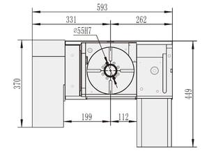 อุปกรณ์เสริมของศูนย์เครื่องจักร CNC แบบ5แกนสำหรับอุตสาหกรรมโลหะจีนสินค้ามาใหม่ WT-S200ออกแบบล่าสุด - Product Image 5