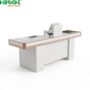 Stainless Steel <b>Checkout</b> <b>Counter</b> Retail Cashier Desk POS Payment Station for Community Store - Product Image 4