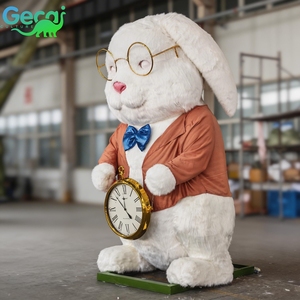 Modelo de <span class=keywords><strong>Conejo</strong></span> Animatrónico de Tamaño Real, Animal de la Selva, Simulación de <span class=keywords><strong>Conejo</strong></span> para Decoración de Espacios Comerciales - Product Image 6