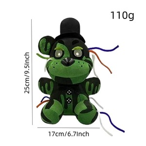 ตุ๊กตา Five Nights at Freddy's (FNAF) เฟรดดี้ ฟ็อกซี่ สปริงแทรป บอนนี่ ขนาด 18 ซม. ผ้าพลัฌหลากสี ใยสังเคราะห์ PP ของขวัญคริสต์มาสสำหรับทุกเพศ - Product Image 3