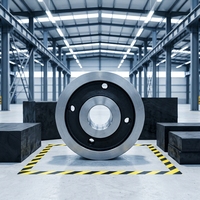 Roue motrice forgée vierge pour engins de construction, roue de translation à couple élevé pour chariot élévateur et chargeuse