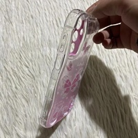 Coque de téléphone en TPU souple dégradé pour Samsung A15 A25, coque de téléphone de luxe avec peinture UV papillon pour Infinix SMART 7 HD