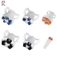 Rouleau de massage vibrant 4 balles 360° pour le dos et les jambes