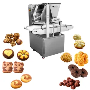 Máquina de molde de cookies multifuncional, máquina de corte de fios para fabricação de biscoitos