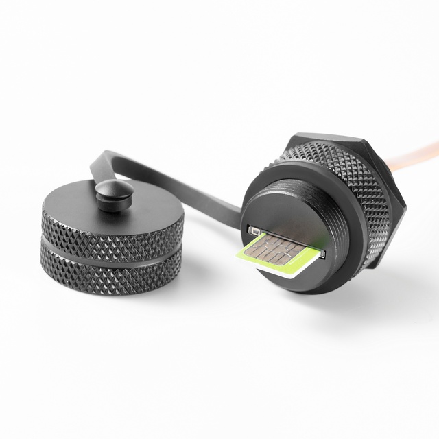 Waterproof Braid Shielded Micro SIM Card Extension Cable for Wireless Networks