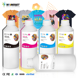 Winnerjet nhà sản xuất 1000ml nước dựa trên dtf sắc tố mực cho Epson xp600 L1800 l1805 P600 P800 dx5 4720 i3200 máy in - Product Image 1