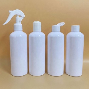 New Trigger Mist Sprayer <b>Empty</b> Refillable 200ml 300ml Amber Black PET Round <b>Plastic</b> Toner Liquid Spray <b>Bottle</b> - Product Image 4