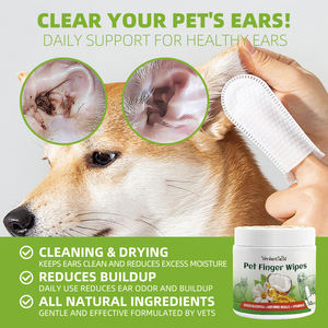 Lenços Umedecidos para Olhos de Animais de Estimação ZeBounty 120 Unidades para Cães e Gatos, Removedor de Manchas de Lágrimas, Lenço de Limpeza para Olhos de Filhotes e Gatos - Product Image 3