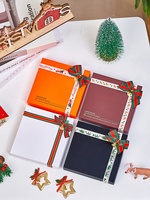 Boîte cadeau pliante en chocolat aux cacahuètes fraîches de Noël, ruban, cloche, accessoires, boîte vide personnalisée pour truffes de Nouvel An, boîte artisanale