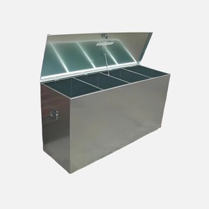 Contenedor <span class=keywords><strong>de</strong></span> Almacenamiento <span class=keywords><strong>de</strong></span> Alimento para Caballos AH-Mate Grande <span class=keywords><strong>de</strong></span> 3 Compartimentos, Acero Inoxidable, Fabricación <span class=keywords><strong>de</strong></span> Chapa Metálica <span class=keywords><strong>Galvanizada</strong></span>, Metal Premium Personalizado - Product Image 4