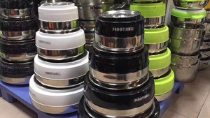 ชุดอุ่นอาหาร4ชิ้น, หม้ออุ่น<span class=keywords><strong>อาหาร</strong></span>ความจุเยอะ2L + 4L + 6L + 10L <span class=keywords><strong>ทำ</strong></span>จากสเตนเลสสตีล - Product Image 6
