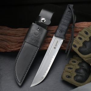 Cuchillo de Hoja Fija de Acero Inoxidable KIRISHIMA2, Mango G10, Multifuncional, para Supervivencia al Aire Libre, Camping, Caza, Personalizable, Grado OEM - Product Image 5