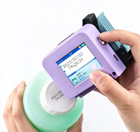 Mini imprimante à jet d'encre portable à écran tactile, séchage rapide, machine de codage de date d'expiration pour cartes, étiquettes, logos, plastique