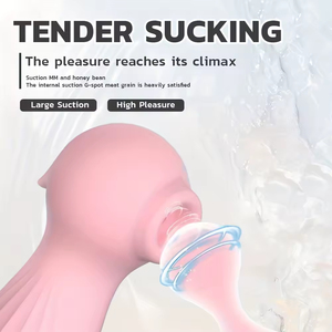 10-Speed <b>Vibrating</b> Sucking <b>Vibrator</b> Clitoral G-Spot Stimulation USB Rechargeable Waterproof Silicone for - Product Image 3