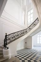 Kunden spezifische Aluminium Treppen geländer Premium Indoor Outdoor Handläufe für Villa Apartment Balkon