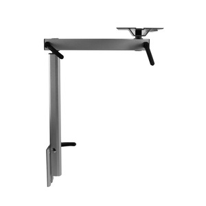 Gamba da tavolo pieghevole girevole girevole in lega di alluminio e camper regolabile in altezza - Product Image 2