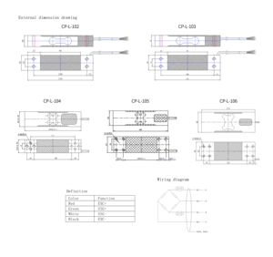 CP-L-103 loạt <span class=keywords><strong>5kg</strong></span> 10kg 20kg 40kg 50kg cấu trúc chùm song song tải tế bào cho quy mô nền tảng hoặc quy mô giá - Product Image 5