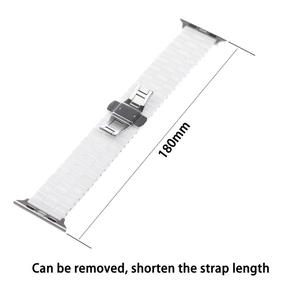 สายนาฬิกาเซรามิกผีเสื้อสามลูกปัดสำหรับนาฬิกา S8พร้อมสายอินเตอร์เฟซหลายขนาดให้เลือก - Product Image 2