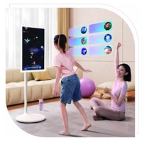 Écran tactile portable sur pied de 21,5 à 27 pouces, téléviseur intelligent sur roulettes, téléviseur mobile