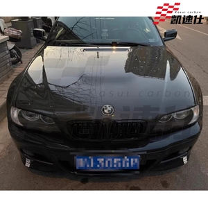 Para <span class=keywords><strong>BMW</strong></span> Serie 3 <span class=keywords><strong>E46</strong></span> <span class=keywords><strong>2003</strong></span> <span class=keywords><strong>330i</strong></span> Sedán de 4 Puertas, Estilo M3, Capó de Fibra de Carbono, Cubierta del Motor, Kit de Carrocería - Product Image 6