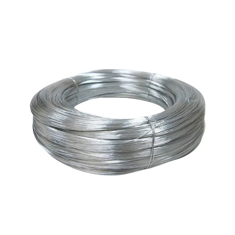 Coated Galvanizad Binding Wire/ Hot Dipped Galvanized Iron Pvc Packaging Cutting Galvanized Steel Wire Cable 6mm 7 Mm Q1 95 Aisi