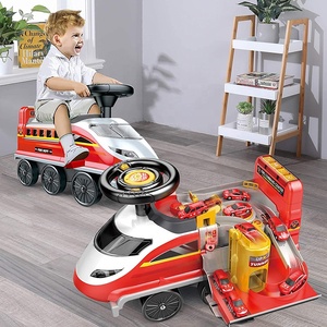 Coche Eléctrico <span class=keywords><strong>de</strong></span> Juguete para Niños, con Seis Ruedas, <span class=keywords><strong>de</strong></span> Alta Velocidad, con Diseño <span class=keywords><strong>de</strong></span> Tren, Camión <span class=keywords><strong>de</strong></span> <span class=keywords><strong>Bomberos</strong></span> y Aventuras - Product Image 2