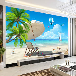Bleu ciel et vue sur la <span class=keywords><strong>mer</strong></span> paysage Tv fond mur <span class=keywords><strong>papier</strong></span> <span class=keywords><strong>peint</strong></span> salon canapé <span class=keywords><strong>mer</strong></span> plage murale bleu ciel plage 8d <span class=keywords><strong>papier</strong></span> <span class=keywords><strong>peint</strong></span> - Product Image 2