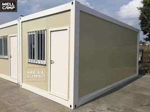 WELLCAMP - Casa Prefabricada de Bajo Costo, de Ensamblaje Rápido, de 20 Pies, Estable, para Uso Comercial, Almacén, Oficina, Hotel, Sala de Estar, Casa Pequeña - Product Image 1