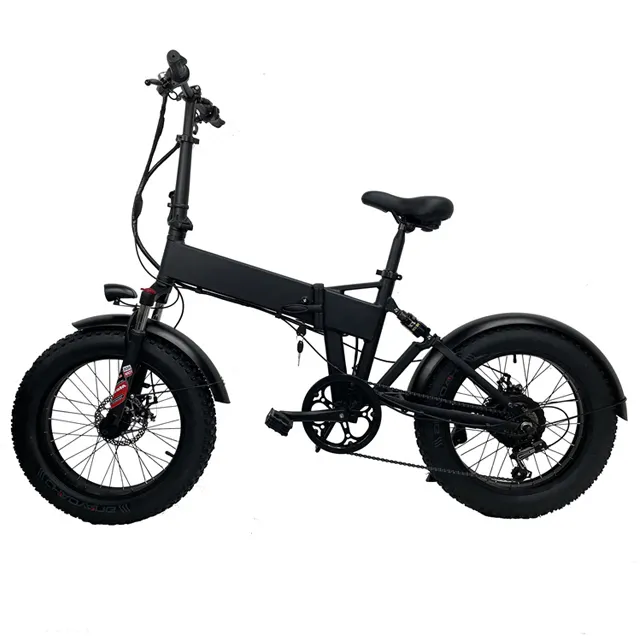 Chanson 48V 10Ah 500W yağ lastik Ebike katlanabilir Brusshless motorlu elektrikli bisiklet
